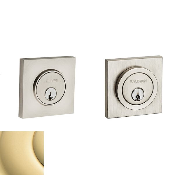 Baldwin Estate Unlacquered Brass Deadbolts 8221.031 - main