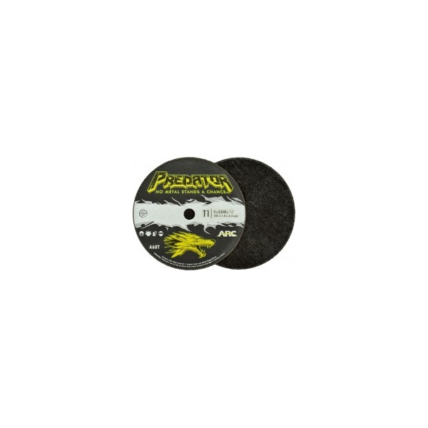 Arc Abrasives Abrasive Cut-Off Wheel, Type 1, 4 in Dia, 3/64 in Thick, 1/4 in Arbor Hole Size, Aluminum Oxide 904041405W - main