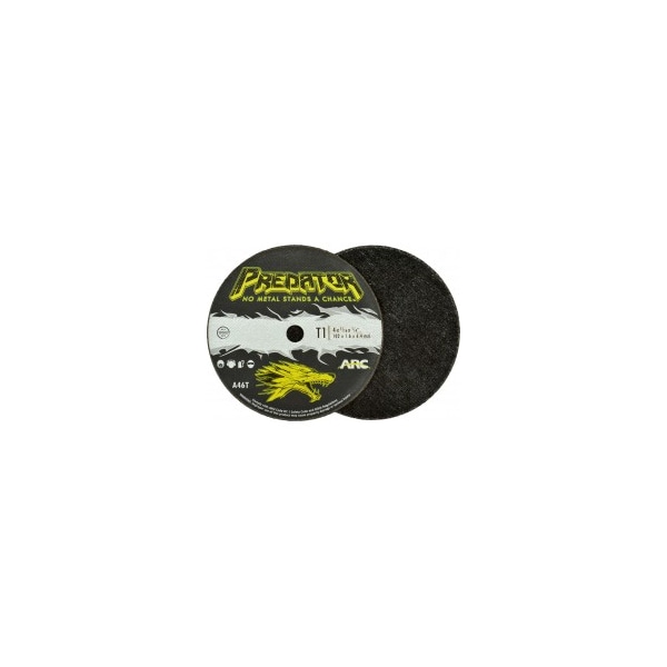 Arc Abrasives Abrasive Cut-Off Wheel, Type 1, 4 in Dia, 1/16 in Thick, 3/8 in Arbor Hole Size, Aluminum Oxide 904163803 - main