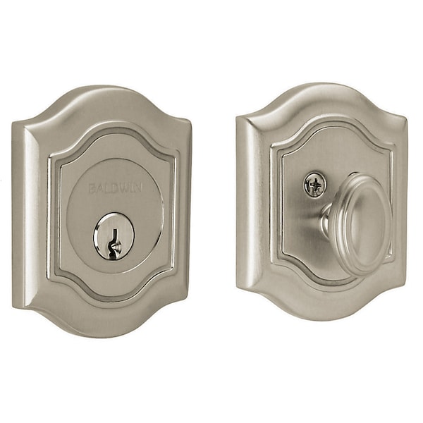 Baldwin Estate Lifetime Satin Nickel Deadbolts 8237.056 - main