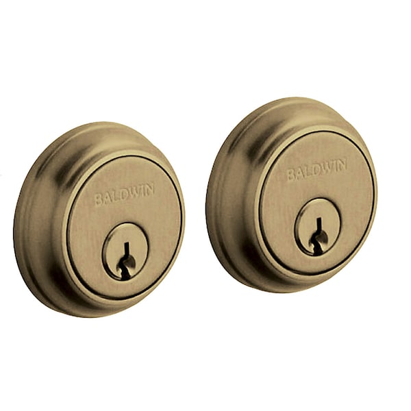 Baldwin Estate Antique Brass Deadbolts 8021.050 - main