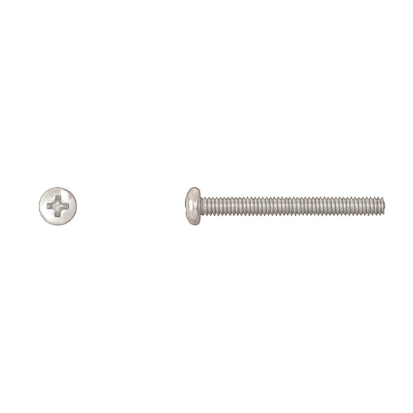 Disco #8-32 x 1-1/2 in Phillips Pan Machine Screw, Zinc Plated 10011PK - main
