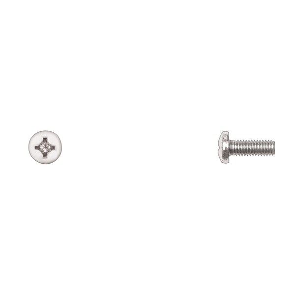 Disco #10-32 x 1/2 in Phillips Pan Machine Screw, Zinc Plated 10019PK - main
