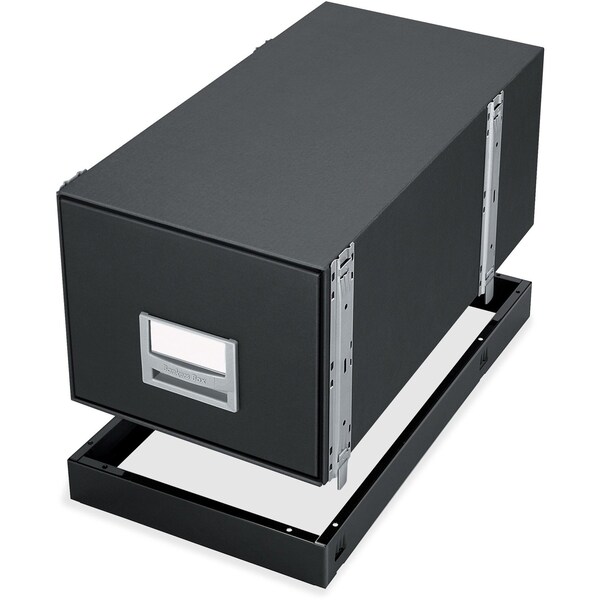 Bankers Box 13.88" W Bankers Box Metal Base, Letter, Black, Black 12602 - main