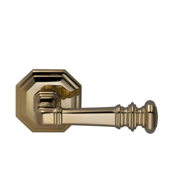Omnia Dummy Pair Unlacquered Bright Brass 101 Lever and Rose 101/00.PD3A