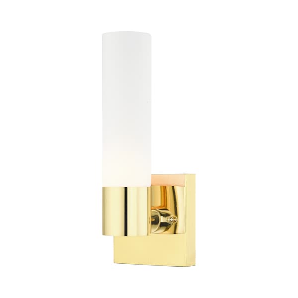 Livex Lighting Aero 1 Light Polished Brass ADA Wall Sco 10101-02 - main