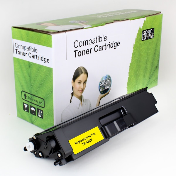 Royal Toner Remanufactured Compatible Toner For Brother TN436Y, Yellow, 6.5K VL TN-436Y - main