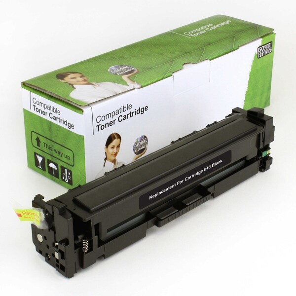 Royal Toner Refurbished Compatible Toner For Canon 046, Black, 2.2K VL 046BK - main