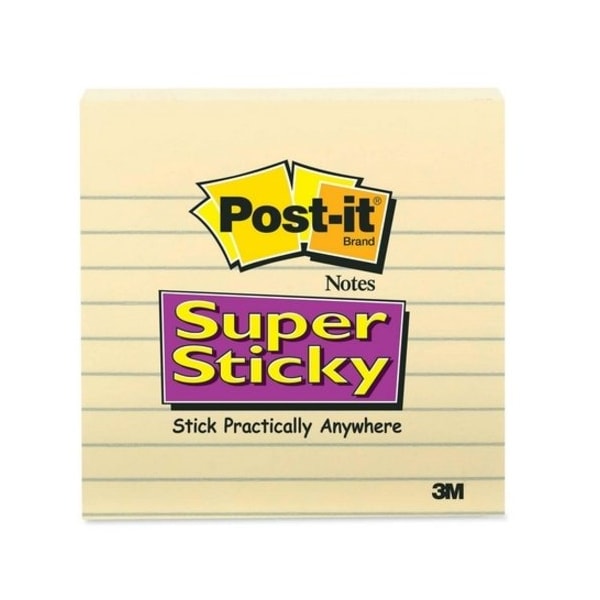 Post-It Super Sticky Notes 44703SSCY, 4"x4i, PK24 44703SSCY - main