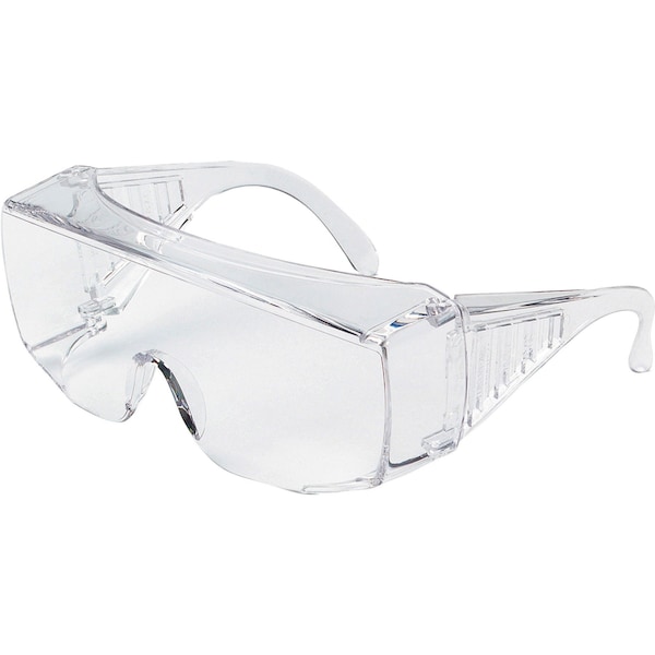 Mcr Safety 98, Safety Glasses, Uncoated, Polycarbonate Lens, Clear Frame, Frameless 9800 - main