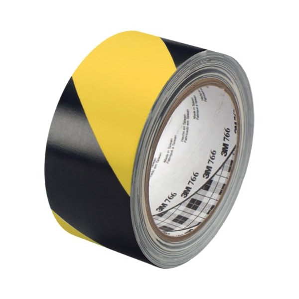 3M Warning Tape, Black/Yellow, 3" x 36 yd. 70006279379 - main