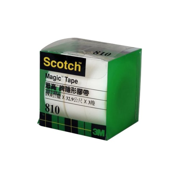 Scotch Magicinvisible Tape 8103PK, 3/4"x36y, PK48 810-3PK - main