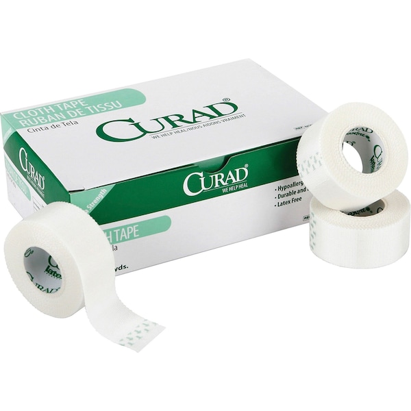 Curad Tape, Roll, Silk, 1"X10yd, PK12 NON270101 - main