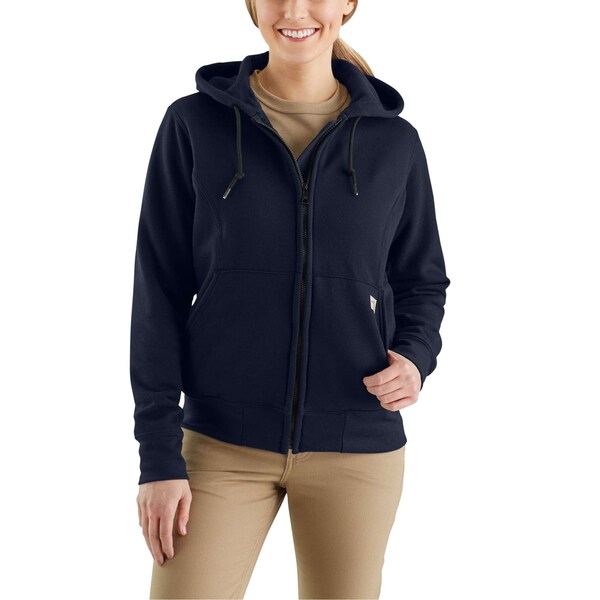 Carhartt FR HW Hooded Zip Front Sweatshirt 102690-410 | Zoro