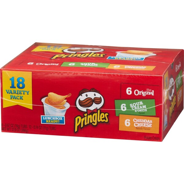 Keebler Pringles, Snack Stack Variety Pack, 18 PK 14977 Zoro
