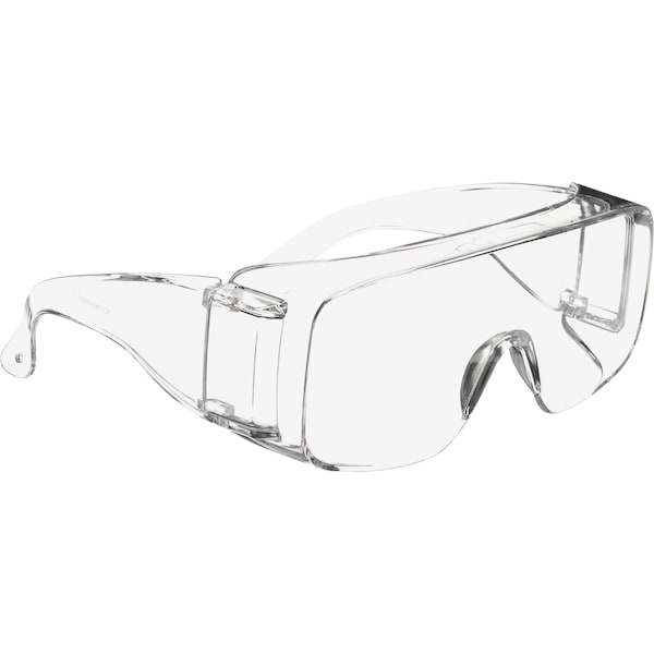 3M Tour-Guard V, Safety Glasses, Anti-Fog, Clear Lens, Clear Frame, Frameless, 100 PK TGV01-100 - main