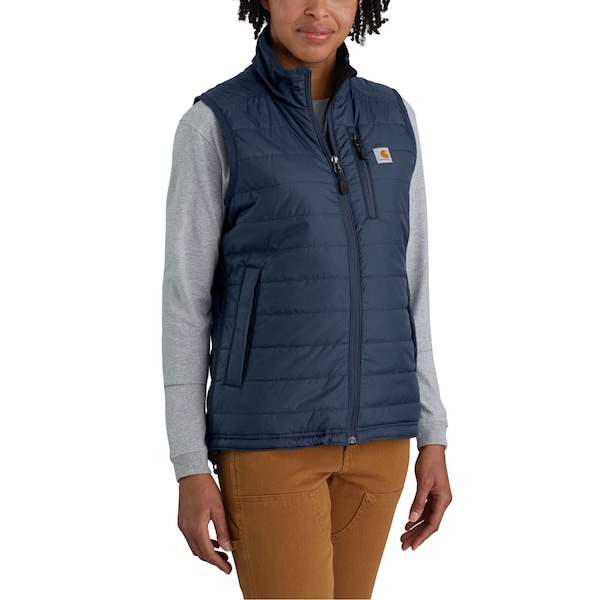 Carhartt Women's Gilliam Insulated Vest, 100% Nylon Cordura, 1.8 oz, Navy, XL 104315-I26 - main