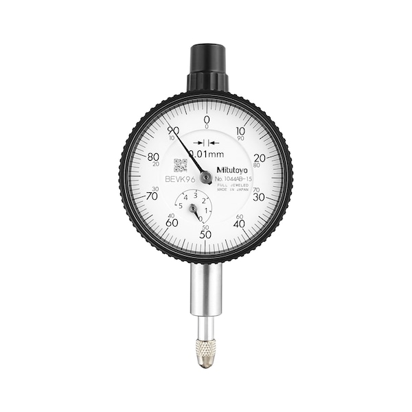 Mitutoyo Dial indicators, 0.015 mm 1044AB15 Zoro