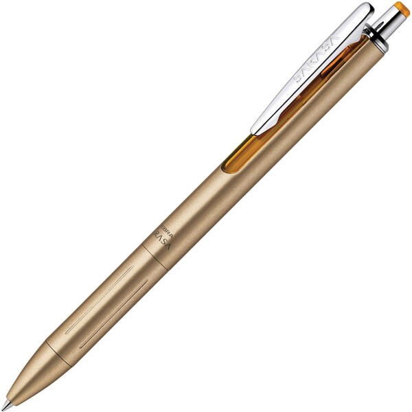 Zebra Pen Sarasa Grand Retractable 0.7mm Gold Barrel/Black Ink 1pk 45511 - main