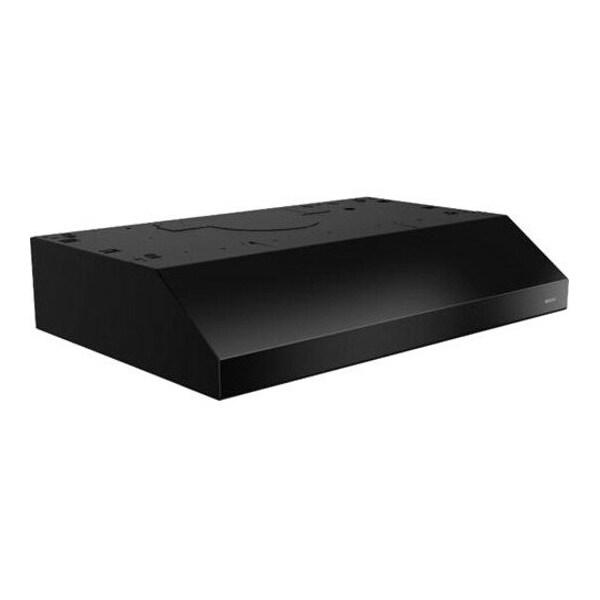 Broan Range Hood, 250 CFM, 1.5 Sones, Black, 36" BCSD136BL Zoro