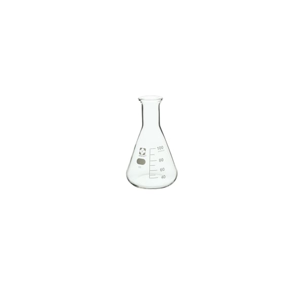 Vee Gee Sibata Glass Erlenmeyer Flask, 100mL, PK10 10530-100A - main