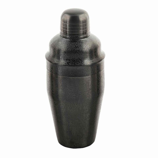 Tablecraft Cocktail Shaker, 3-Piece, Blk Finish, 18 oz 10552 - main