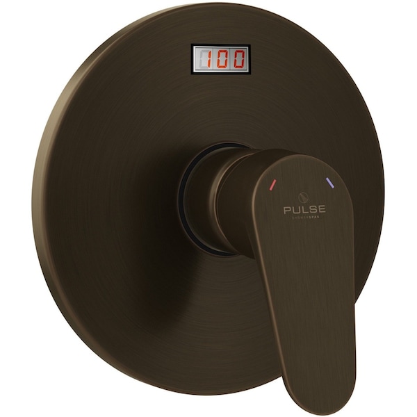 Pulse Showerspas Led Trutemp Pressure Balance Valve W/Oil-Rubbed Bronze Trim Kit 3002-RIV-PB-ORB - main