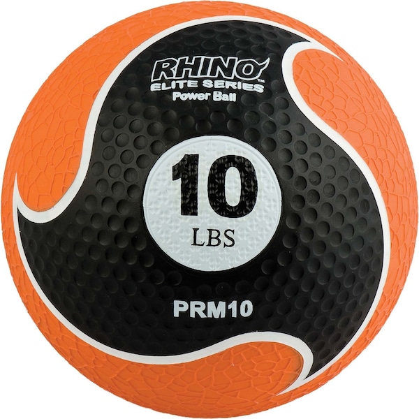 Champion Sports Rhino Elite Medicine Ball, 10lb, Orange PRM10 - main