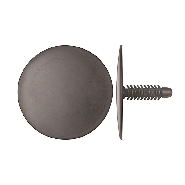 Disco Blk Nyln Trim Panel Ret 1/4" Hole Size 1" Stem L PK25 10670PK - main