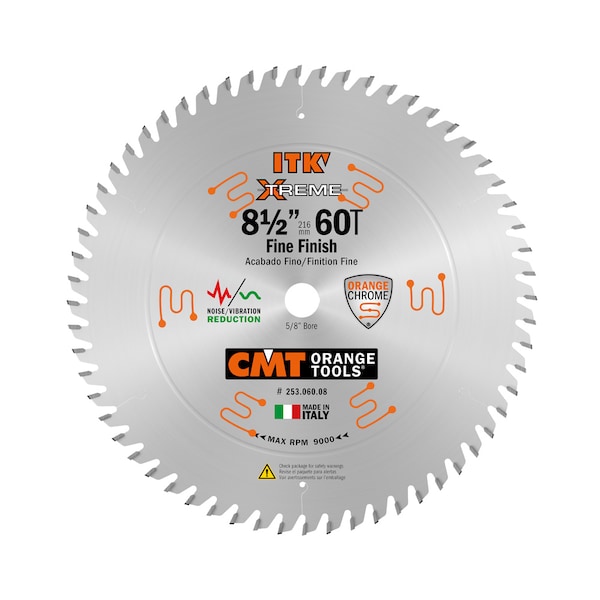 Cmt ITK Compnd Miter Saw Blade, 8-1/2" dia 253.060.08 - main