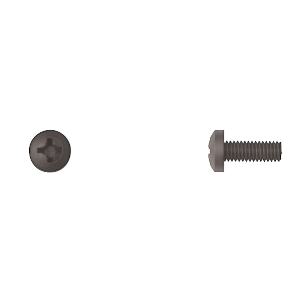 Disco Blk Nyln License Screws 6-1.00X16mm Pan Hd Phllp PK100 10791PK - main