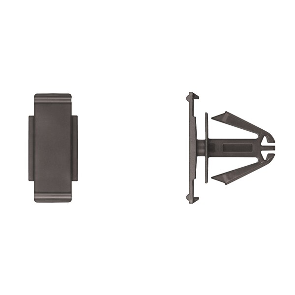 Disco Blk Nyln Bumper Mldg Clips 15mm Hole Size 20mm Stem L PK10 10800PK - main