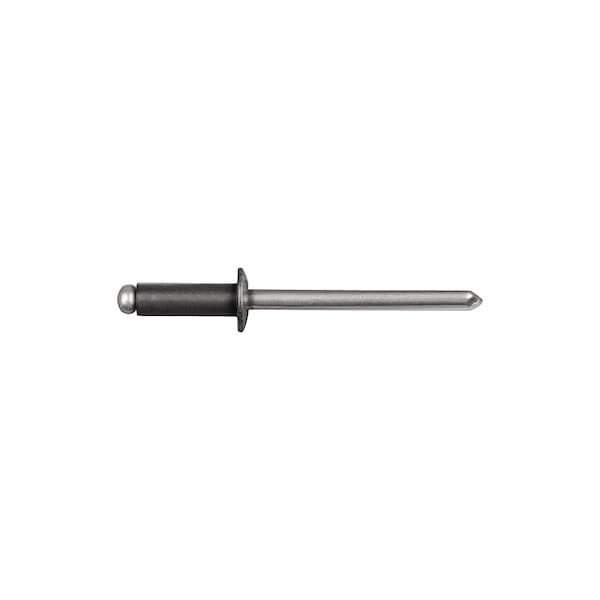 Disco Blk All Alum Rivets 3/16" Hole 1/4"-3/8", Flanged Head, 3/16 in Dia., Aluminum Body 10968PK - main