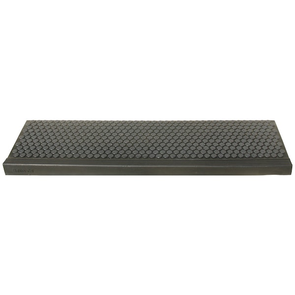 Rubber-Cal "Coin-Grip Commercial (Grit Surface)" Step Mat - 10" x 36", PK6 10-104-012P - main