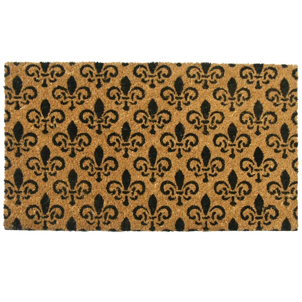 Rubber-Cal Doormat, 0.63 in Thick, Brown, 2 ft W x 5 ft L 10-106-008P - main