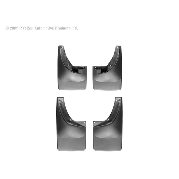Weathertech No Drill Mud Flaps, Black, 110007-120007 110007-120007 - main
