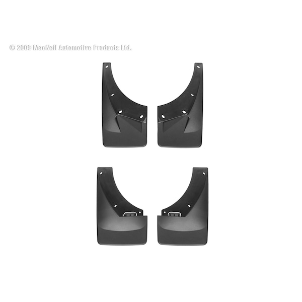 Weathertech No Drill Mud Flaps, Black, 110008-120015 110008-120015 - main