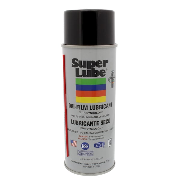 Super Lube Dry Film PtFE, Aerosol Can, 11 Oz. 11016 Zoro
