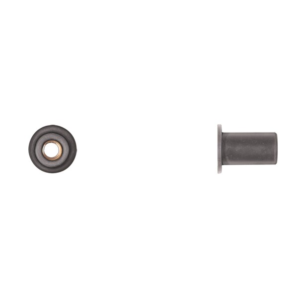 Disco Blk Rubber Well Nuts 10-32 For 3/8" Hole 5/8" Long PK10 11284PK - main