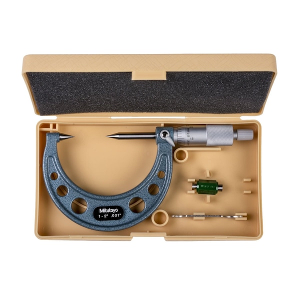 Mitutoyo Point Micrometer, Car 1-2/.001" 112-238 - main