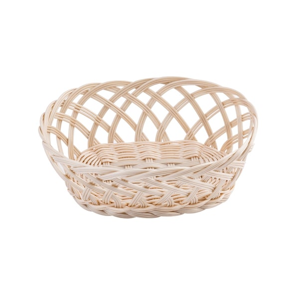 Tablecraft Handwoven, Oval Basket, 9.25"X7", PK12 1136W - main