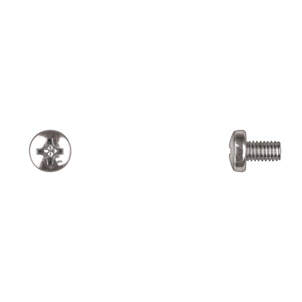 Disco M6-1.00 x 10 mm Phillips Pan Machine Screw, Bright Zinc 11434PK - main