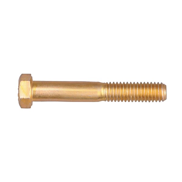 Disco Grade 8, 3/8"-16 Hex Head Cap Screw, Zinc Yellow Steel, 2-1/2 in L 11494PK - main