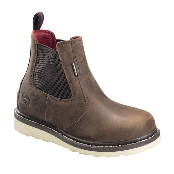 Avenger Safety Footwear Men's Soft Toe Wedge Soft Toe Work Boot, Brown, 8.5, Medium, A7510 A7510-8.5M - main
