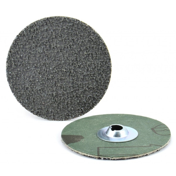Arc Abrasives 2" Type S PREDATOR Resin Fiber Quick-Lok Disc, 24 Grit 71-38201 - main