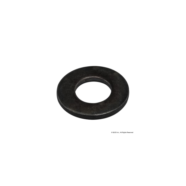 80/20 Flat Washer, For Screw Size M4 , Steel Zinc Plated Finish 11-6039 - main