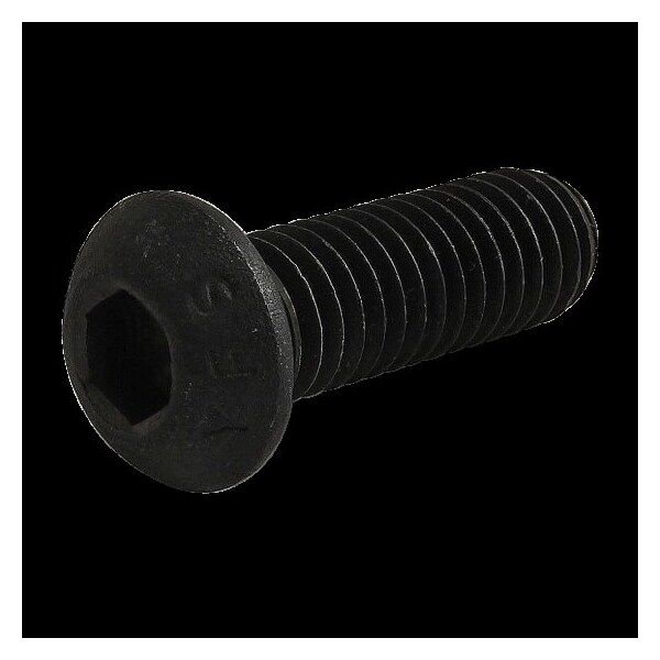 80/20 M6-1.00 Socket Head Cap Screw, Button, Black Oxide Steel, 18 mm Length 11-6318 - main