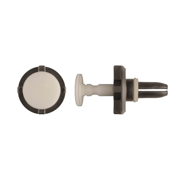 Disco Blk/Wht Nyln Bumper Ret 11mm Hole 20mm Stem L PK10 12020PK - main