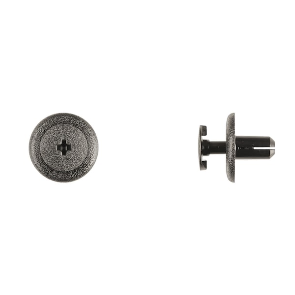 Disco Blk Nyln Phllp Screw Ret 7mm Hole Size 11mm Stem L PK15 12078PK - main