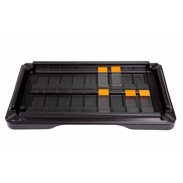 ヒスコレカートン Heathrow Scientific Slide Staining Tray Set, Black, 18 Place